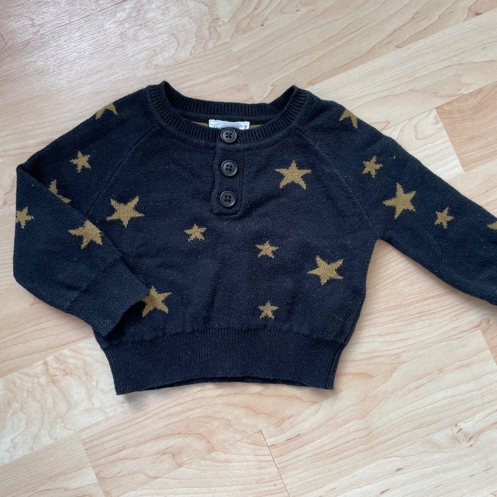 Jamie Kay knitted star sweater